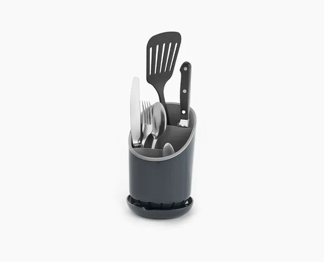 joseph-joseph-dock-grey-cutlery-drainer image 1