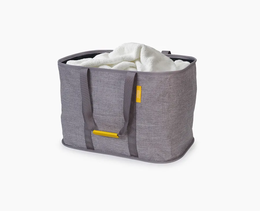 joseph-joseph-hold-all-max-grey-collapsible-55l-laundry-basket image 1