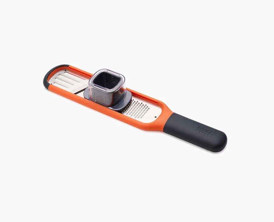 joseph-joseph-handi-grate-orange-2-in-1-mini-grater-slicer image 1