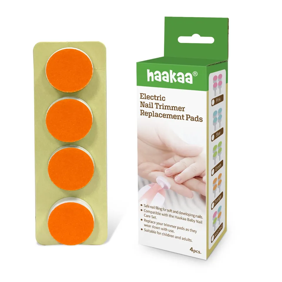 haakaa-replacement-pads-for-electric-nail-trimmer-4-pack-compatible-with-standar image 1