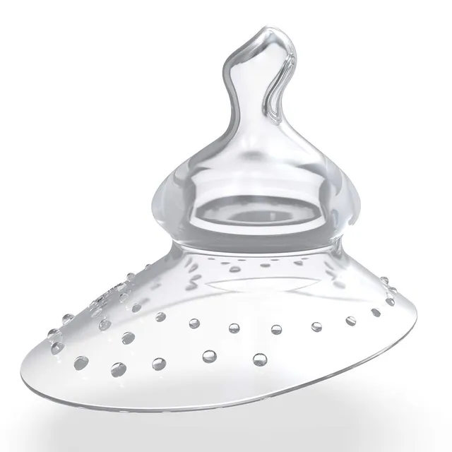 haakaa-extra-soft-silicone-nipple-shields-for-breastfeeding-1-pack image 1