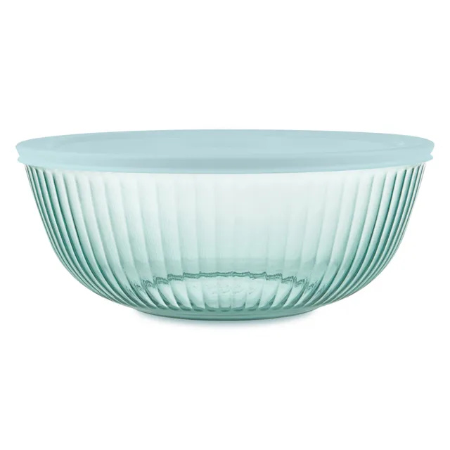 pyrex-colors-sculpted-tinted-4-5-quart-mixing-bowl-with-lid-aqua image 1