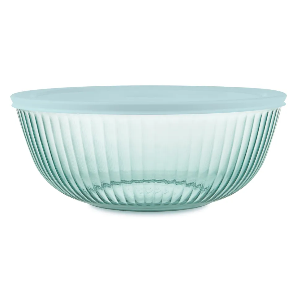pyrex-colors-sculpted-tinted-4-5-quart-mixing-bowl-with-lid-aqua image 1