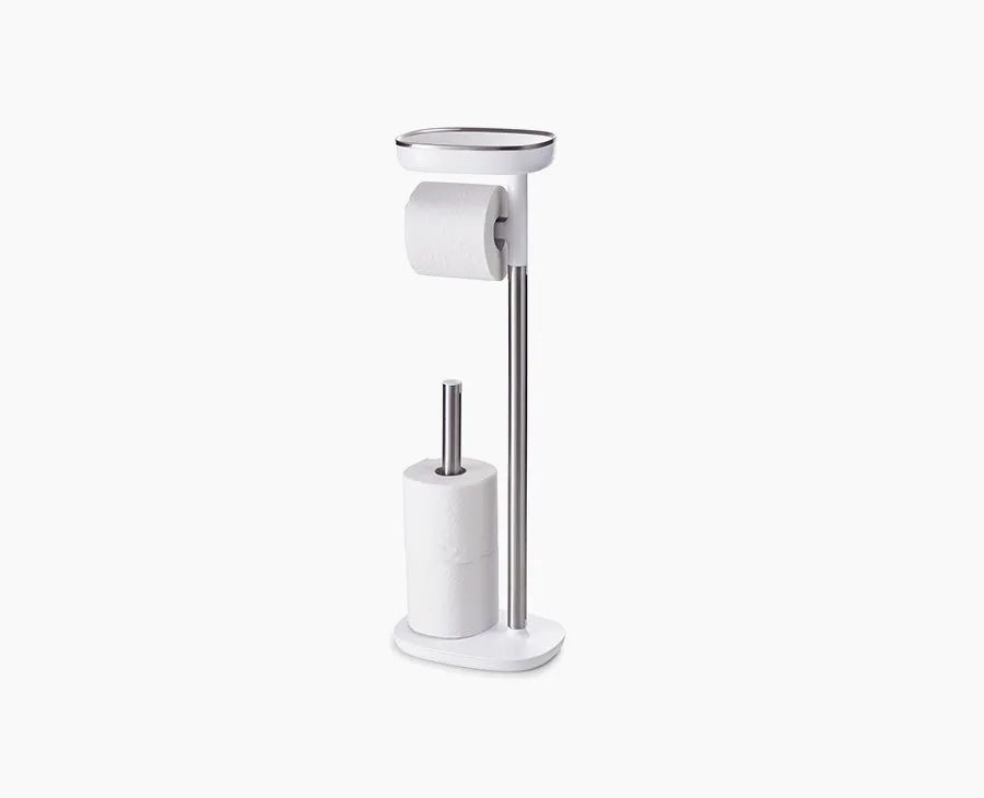 joseph-joseph-easystore-stainless-steel-toilet-roll-holder image 1