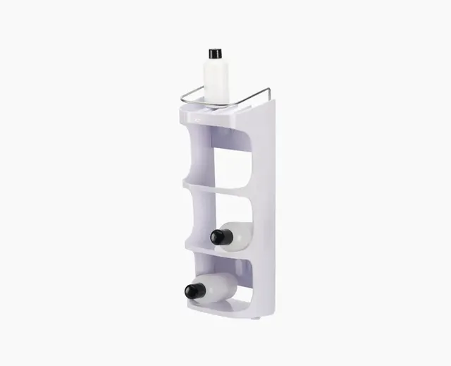 joseph-joseph-capsule-4-tier-white-shower-shelf-space-saving-storage image 1