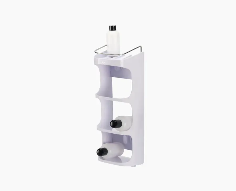joseph-joseph-capsule-4-tier-white-shower-shelf-space-saving-storage image 1
