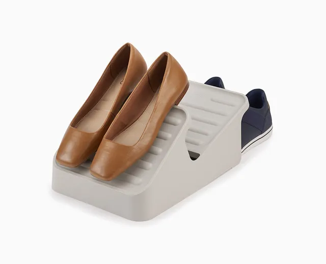 joseph-joseph-shoe-in-space-saving-ecru-shoe-rack image 1