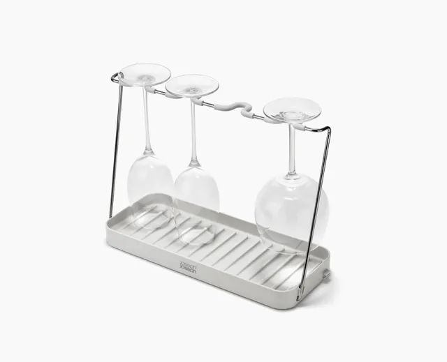 joseph-joseph-drysmart-folding-wine-glass-drying-rack image 1