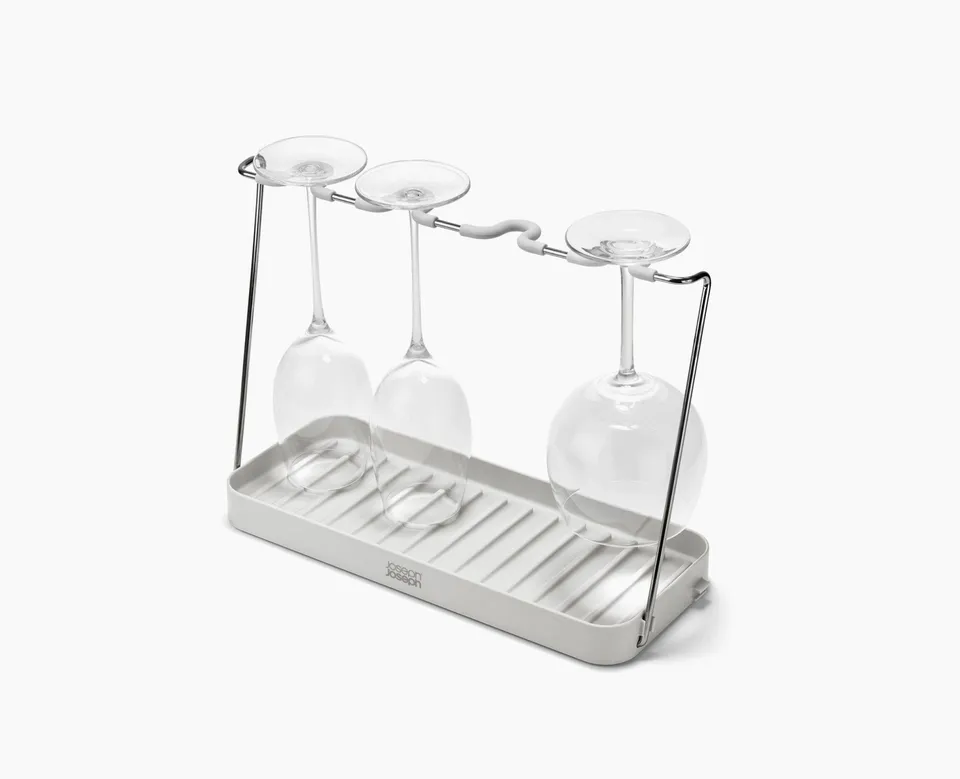 joseph-joseph-drysmart-folding-wine-glass-drying-rack image 1