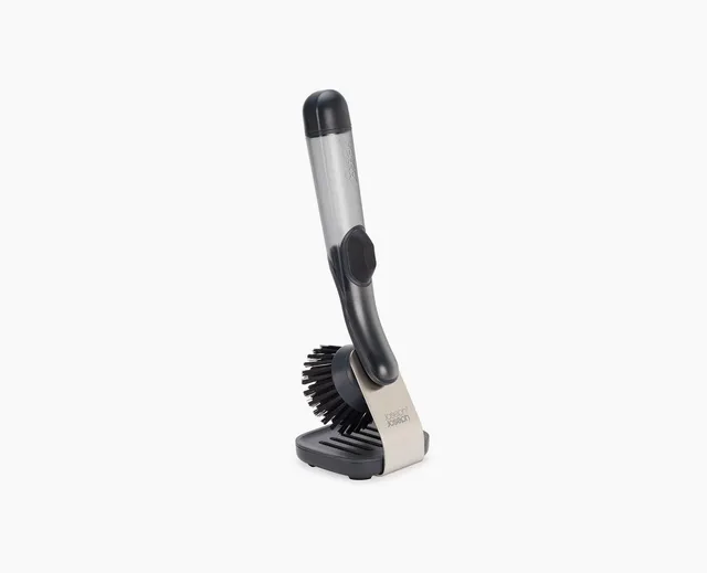 joseph-joseph-sinktech-soap-dispensing-washing-up-brush-with-steel-stand image 1