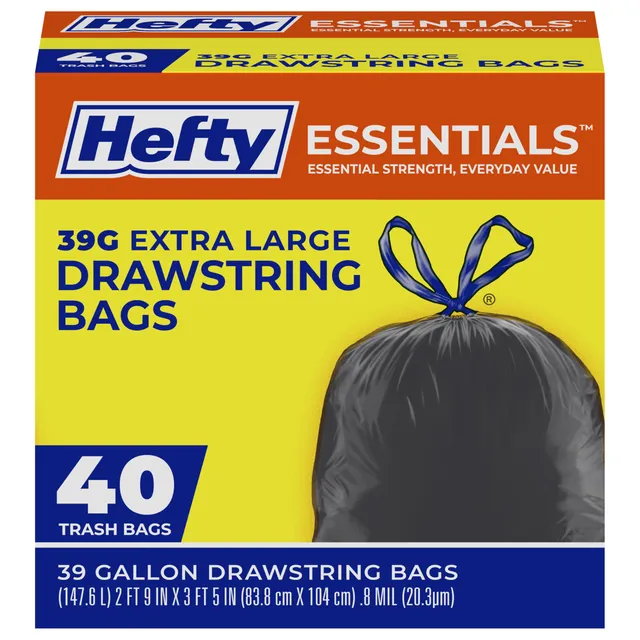 hefty-essentials-extra-large-39-gallon-drawstring-trash-bags-40-count-scent-free image 1