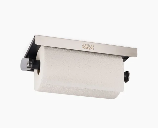 joseph-joseph-rollgrip-under-shelf-stainless-steel-kitchen-roll-holder image 1