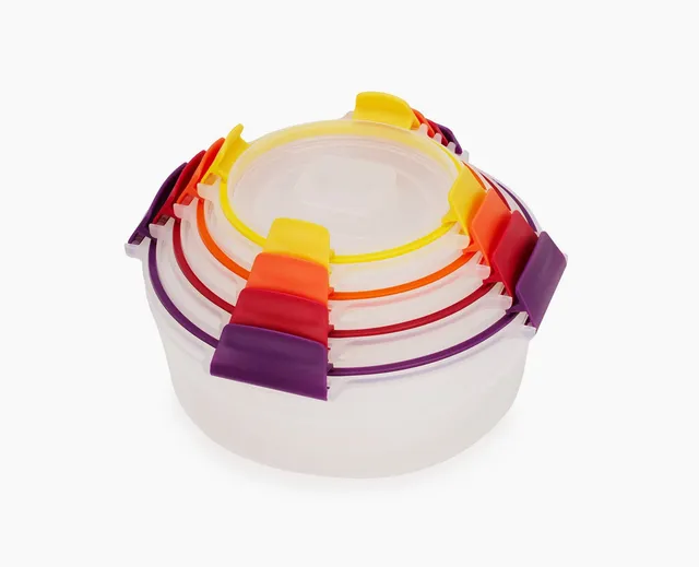 joseph-joseph-nest-lock-4-piece-multicolour-round-food-container-set image 1