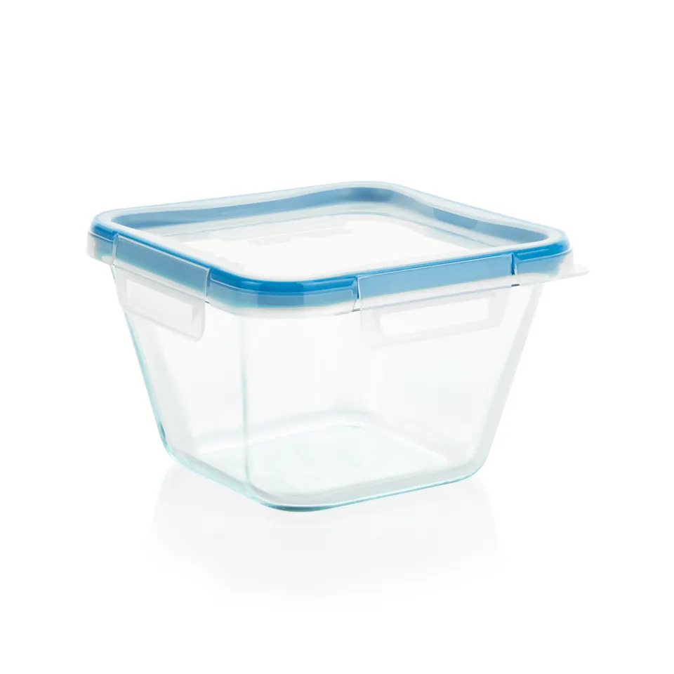 snapware-total-solution-pyrex-glass-6-5-cup-square-food-storage-lid-sold-separat image 1