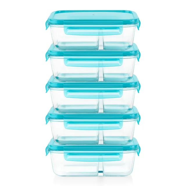 pyrex-mealbox-10-piece-divided-glass-storage-set image 1