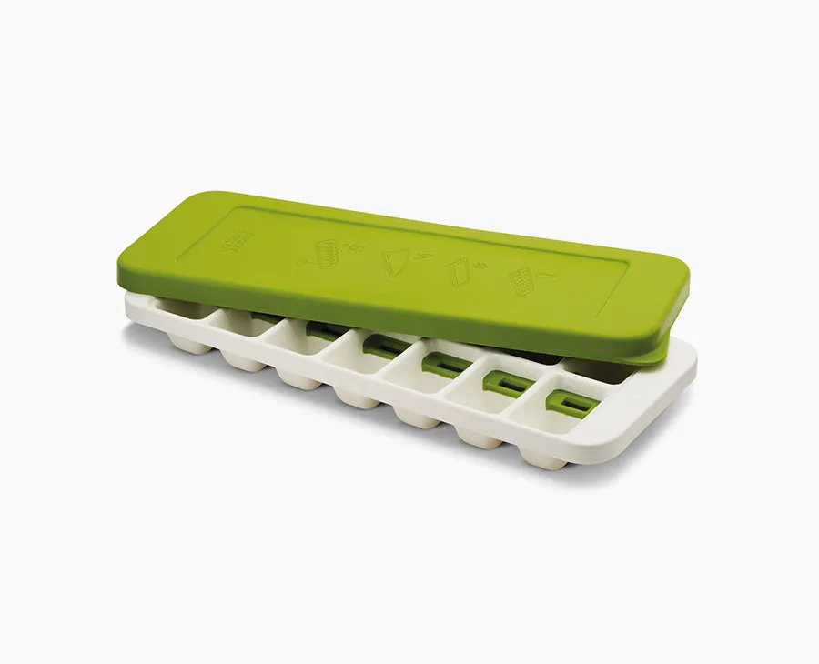 joseph-joseph-quicksnap-plus-green-ice-cube-tray-with-lid image 1