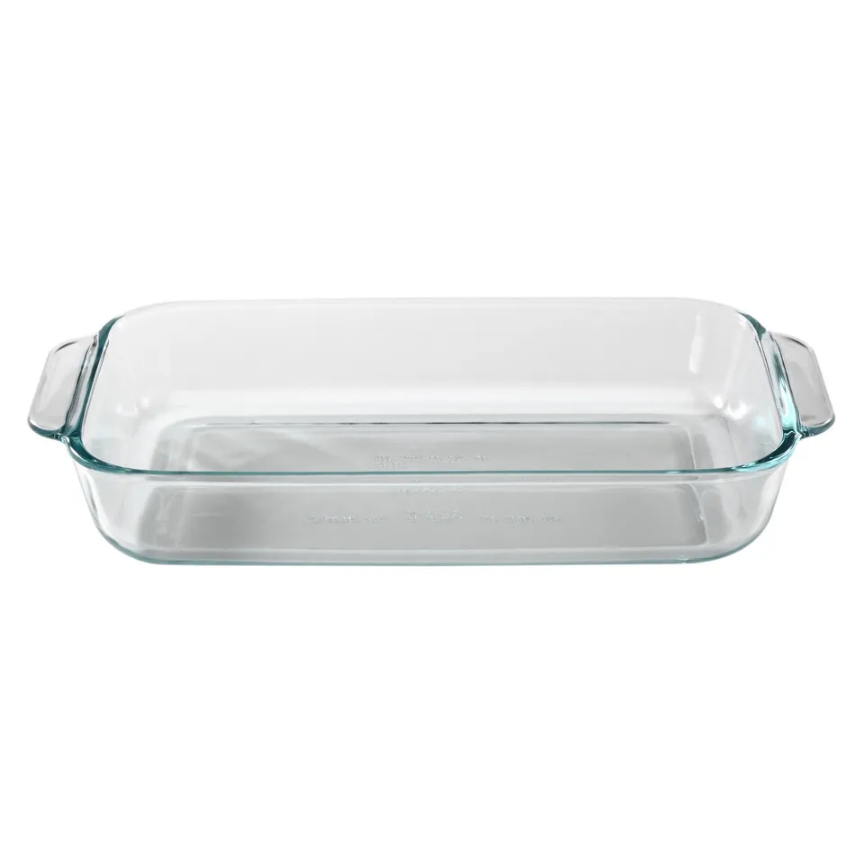 pyrex-basics-2-quart-oblong-glass-baking-dish image 1
