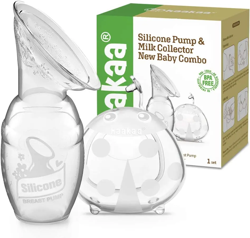 haakaa-silicone-pump-milk-collector-combo-pack-of-6 image 1