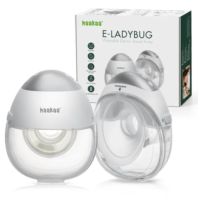 haakaa-e-ladybug-wearable-electric-breast-pump-2-pack image 1