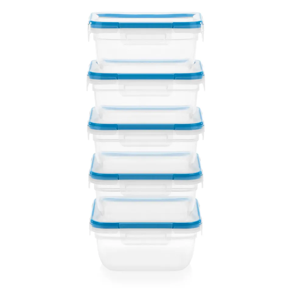 pyrex-snapware-total-solution-10-piece-square-plastic-food-storage-set-with-airt image 1