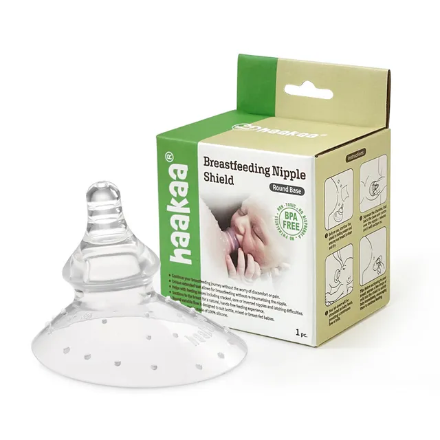 haakaa-silicone-breastfeeding-nipple-shield-round-shape image 1