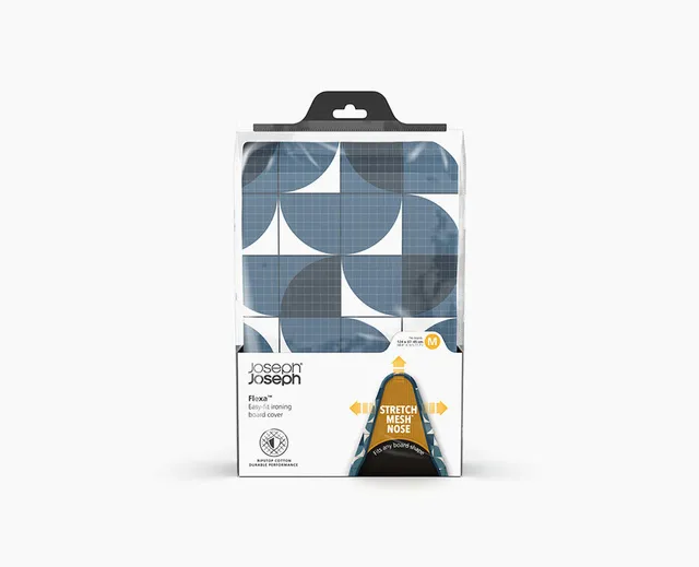 joseph-joseph-flexa-124-135cm-blue-easy-fit-ironing-board-cover image 1