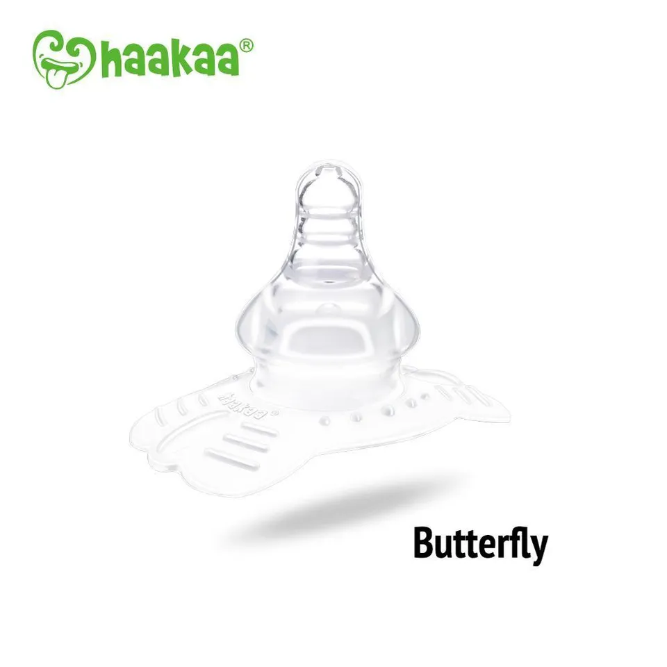 haakaa-butterfly-shape-silicone-nipple-shields-pack-of-4 image 1