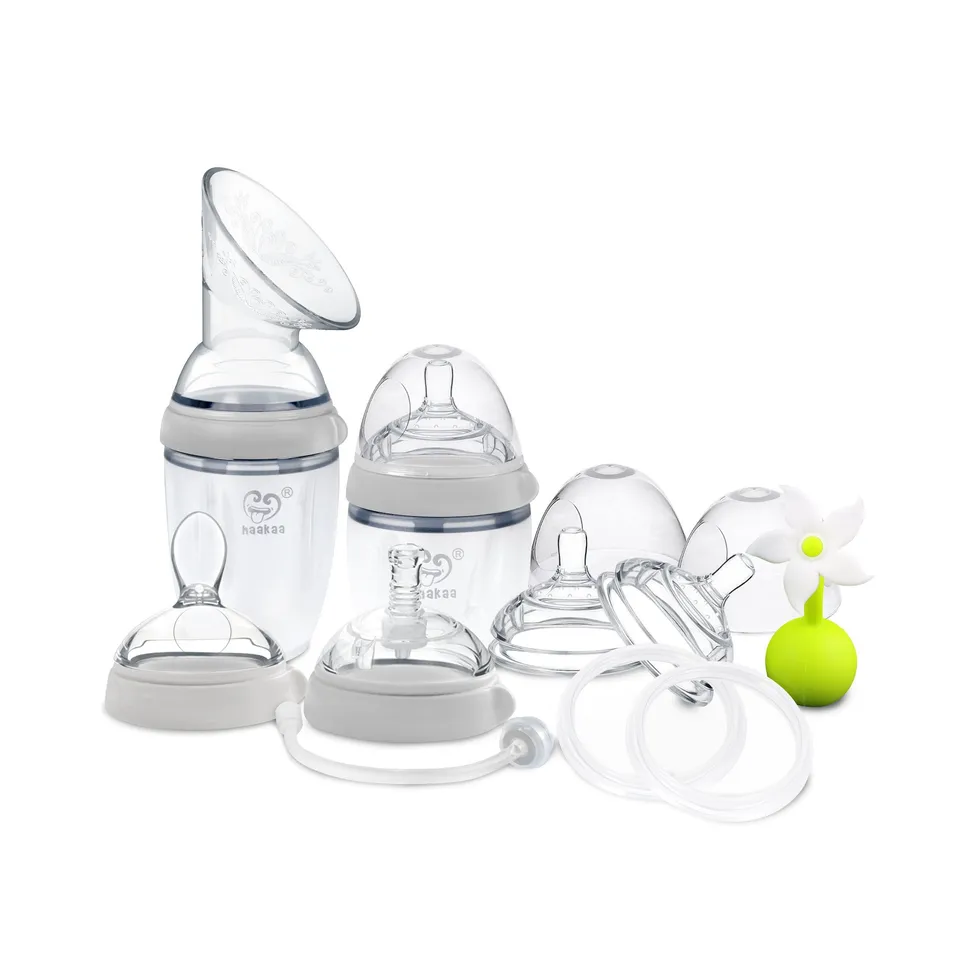 haakaa-gen-3-premium-pack-5-in-1-silicone-feeding-system image 1