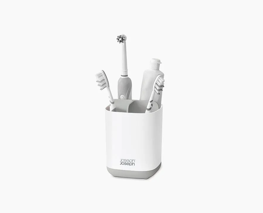 joseph-joseph-easystore-light-grey-toothbrush-holder image 1
