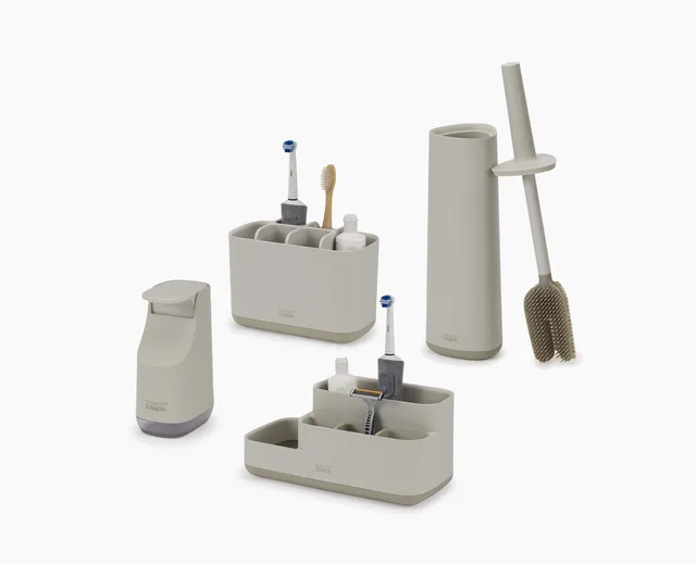 joseph-joseph-matt-ecru-bathroom-set-5-pieces image 1