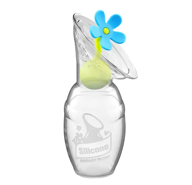 haakaa-gen-1-silicone-breast-pump-4-oz-with-flower-stopper image 1