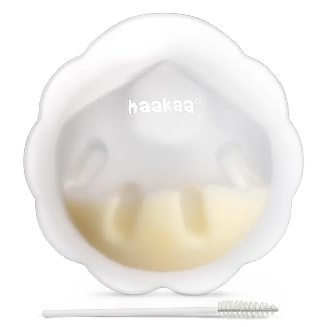 haakaa-petal-soft-silicone-milk-collector-discreet-leak-protection-breast-milk-s image 1