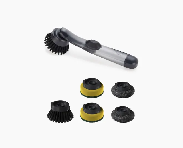 joseph-joseph-sinktech-soap-dispensing-washing-up-brush-with-replacement-head-ex image 1