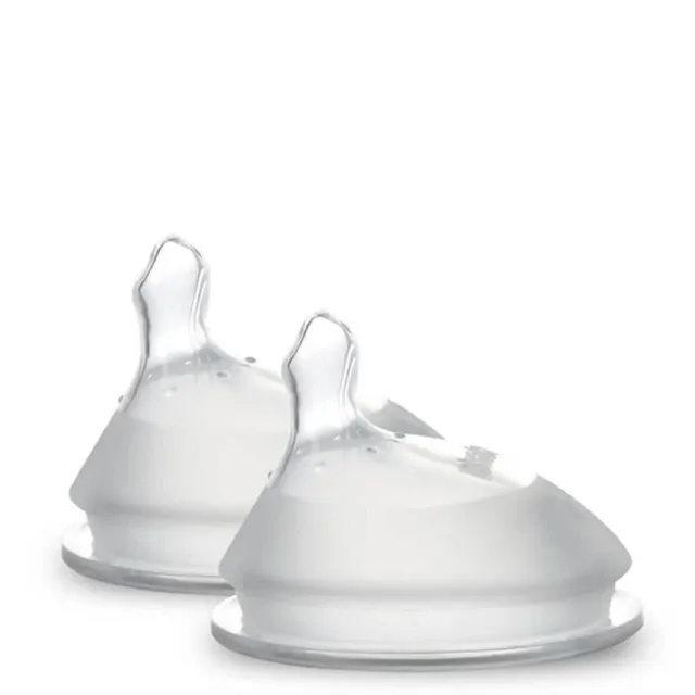 haakaa-gen-3-silicone-orthodontic-bottle-nipple-infant-teat-for-glass-silicone-b image 1