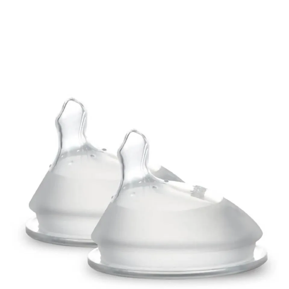 haakaa-gen-3-silicone-orthodontic-bottle-nipple-infant-teat-for-glass-silicone-b image 1