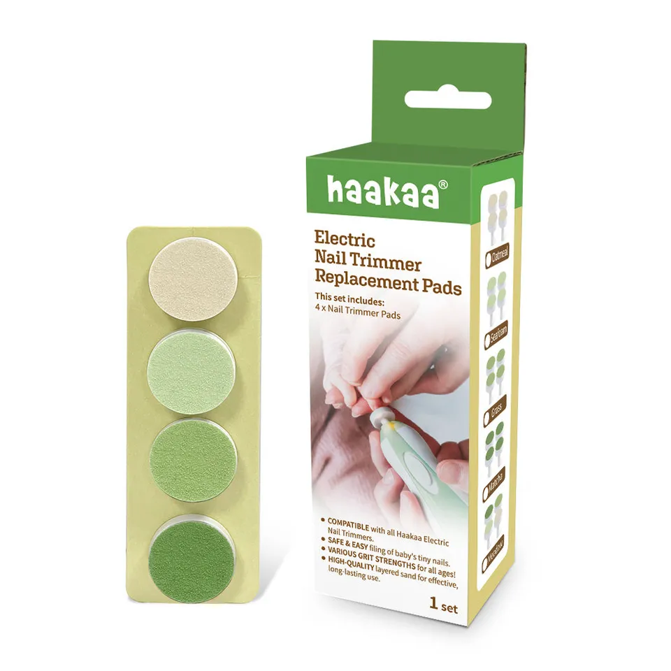 haakaa-nail-trimmer-replacement-pads-meadow-4-pack image 1