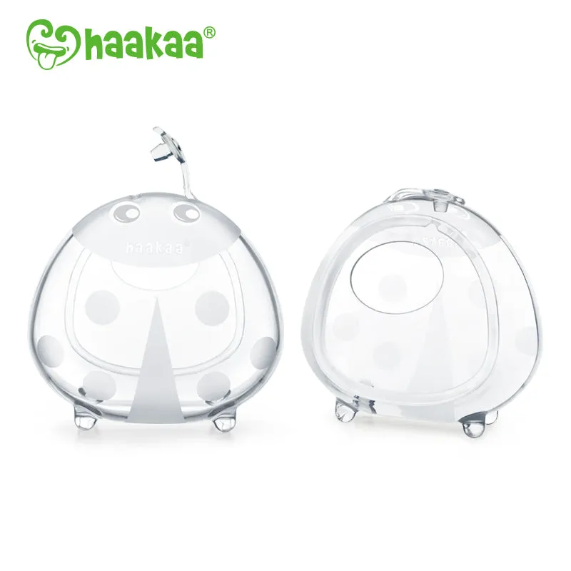 haakaa-ladybug-silicone-milk-collector-2-5-oz-75-ml-2pk-pack-of-4 image 1