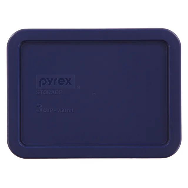 pyrex-blue-lid-for-3-cup-rectangular-food-storage-container image 1