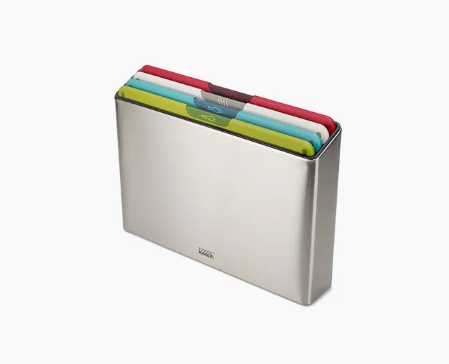 joseph-joseph-folio-icon-steel-4-piece-multicolour-chopping-board-set image 1