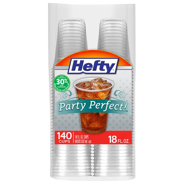 hefty-party-perfect-clear-plastic-cups-18-ounce-140-count image 1