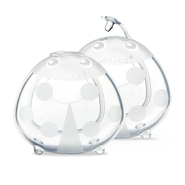 haakaa-ladybug-breast-milk-collector-2-5-oz-2-pack-passive-milk-catcher image 1