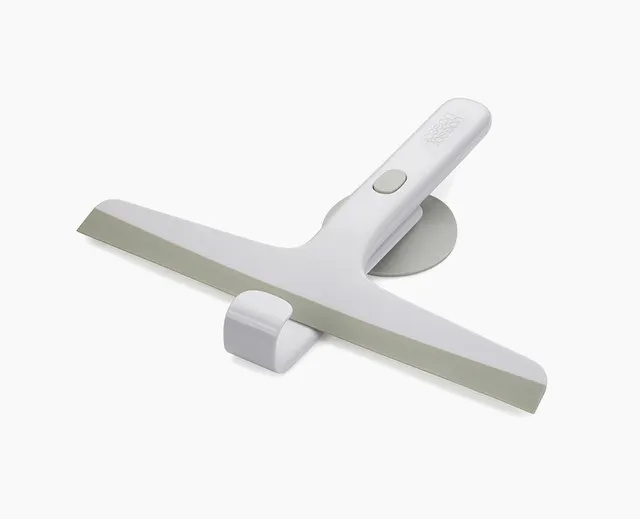 joseph-joseph-easystore-light-grey-shower-squeegee-with-storage-hook image 1