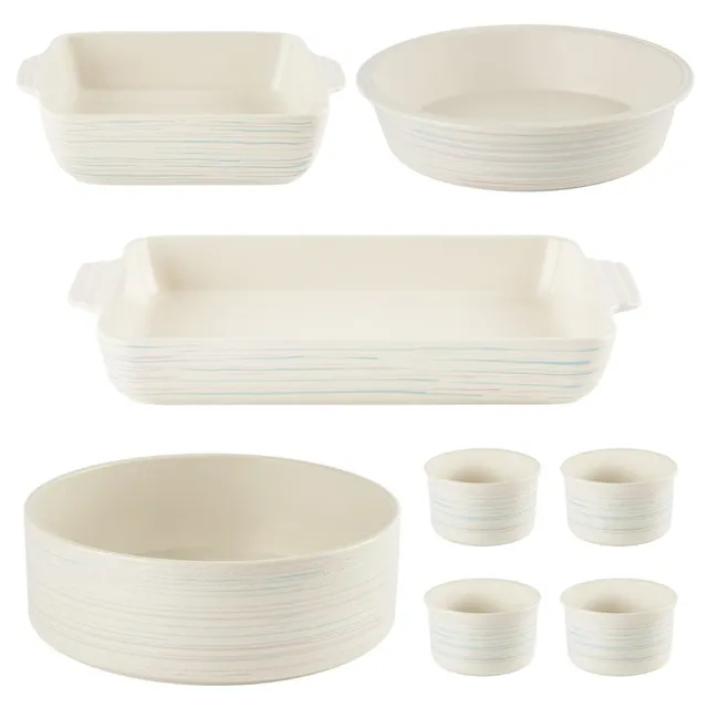 pyrex-8-piece-ceramic-bakeware-set image 1