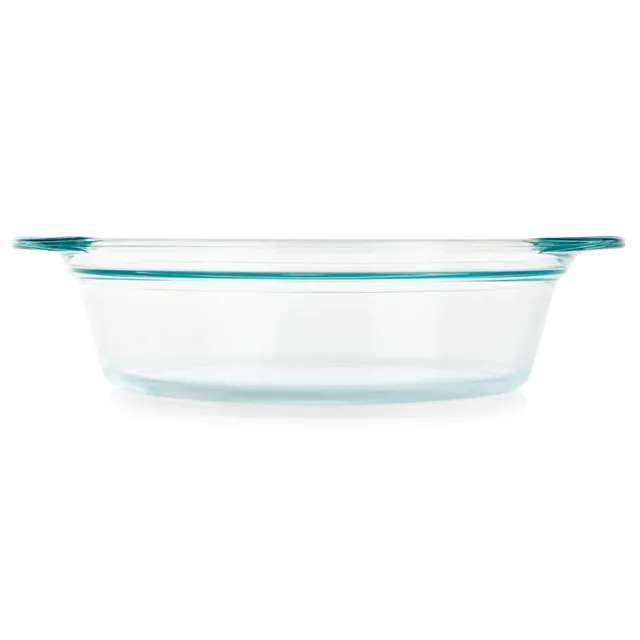 pyrex-deep-9-5-inch-round-glass-baking-dish-pie-plate image 1