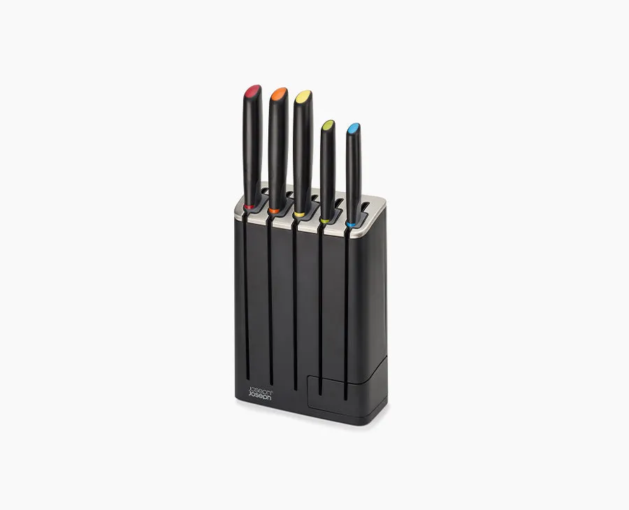 joseph-joseph-elevate-slimblock-5-piece-knife-set-with-sharpener image 1