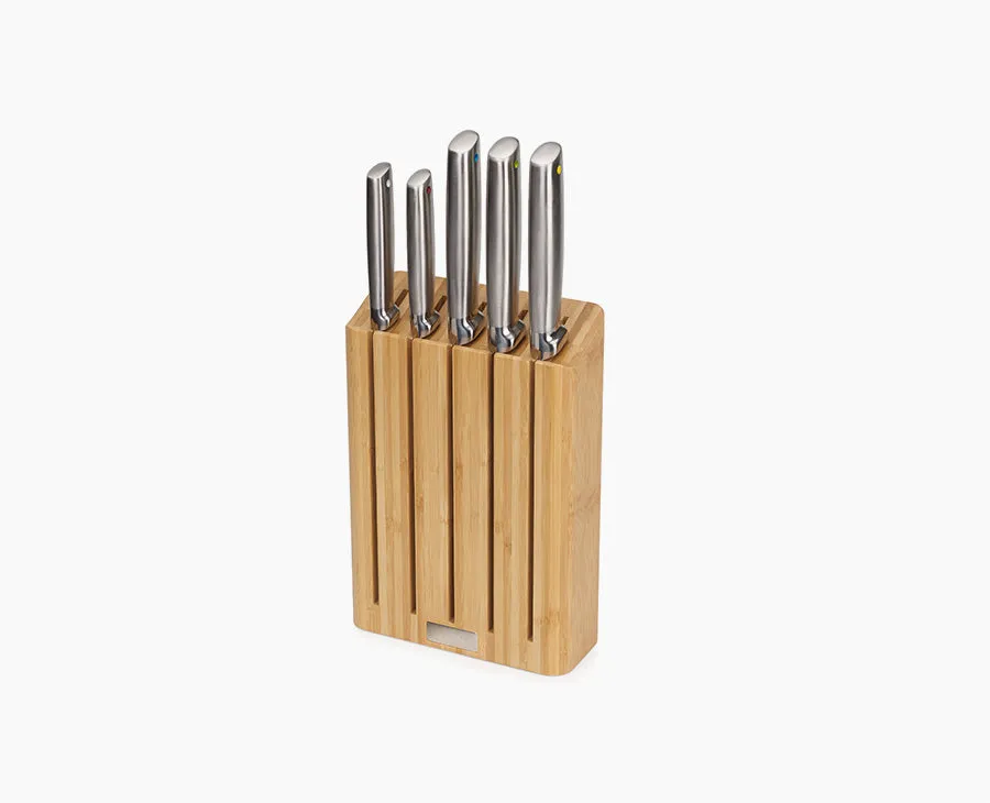 joseph-joseph-elevate-steel-knives-bamboo-5-piece-set image 1