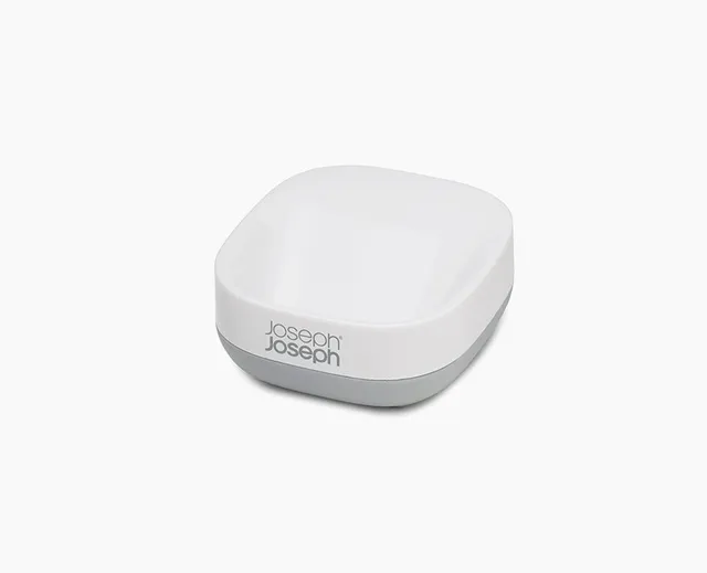 joseph-joseph-slim-compact-light-grey-soap-dish image 1