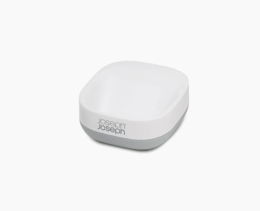 joseph-joseph-slim-compact-light-grey-soap-dish image 1