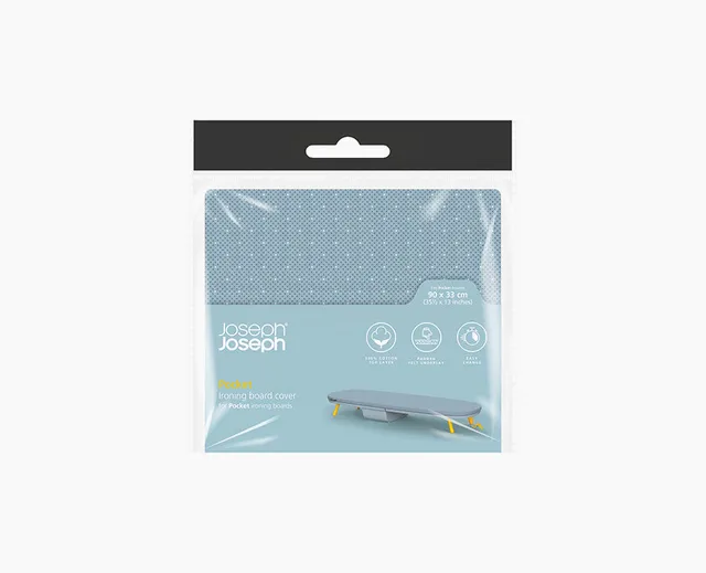 joseph-joseph-pocket-90cm-grey-ironing-board-cover image 1