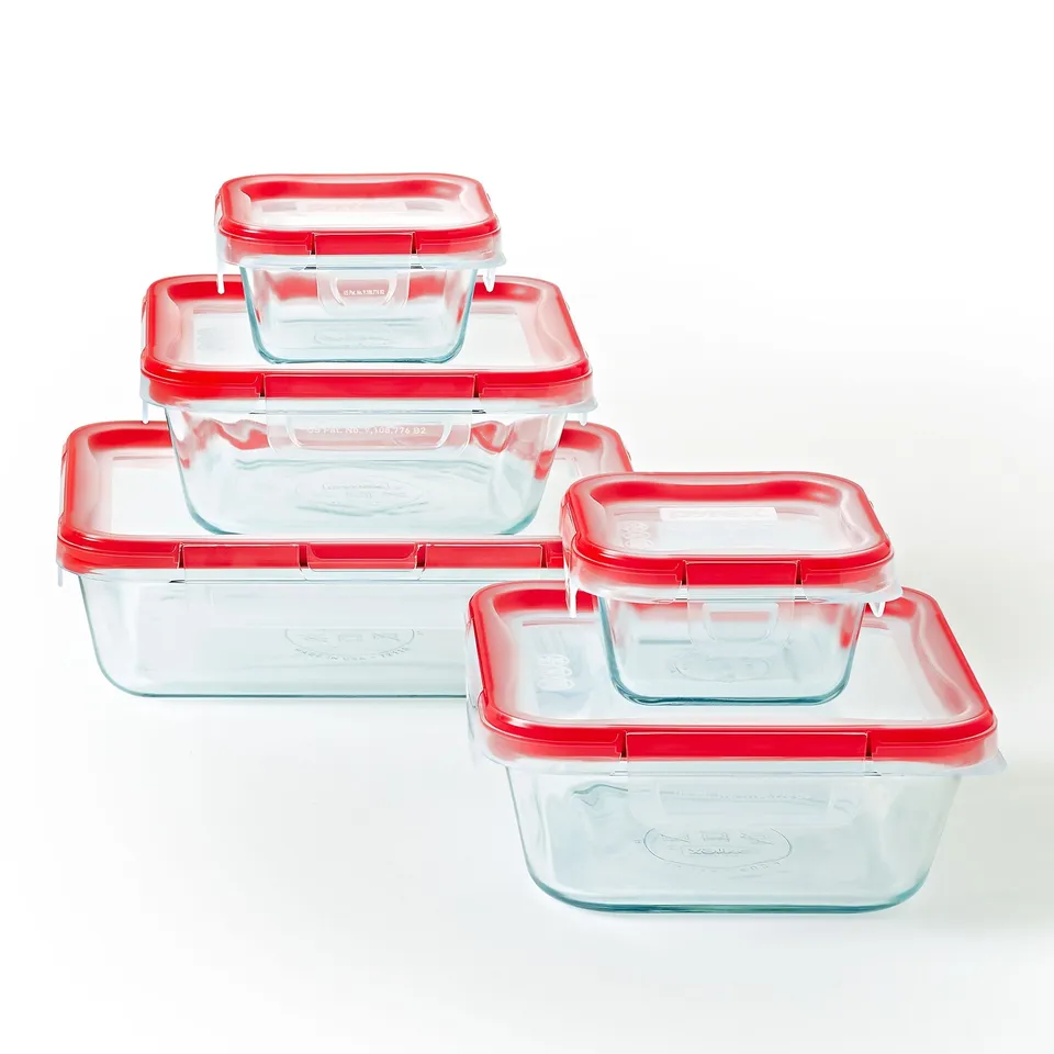 pyrex-freshlock-10-piece-glass-storage-set image 1
